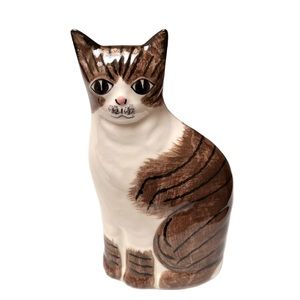 Vintage NS Gustin Folk Art Tabby Cat